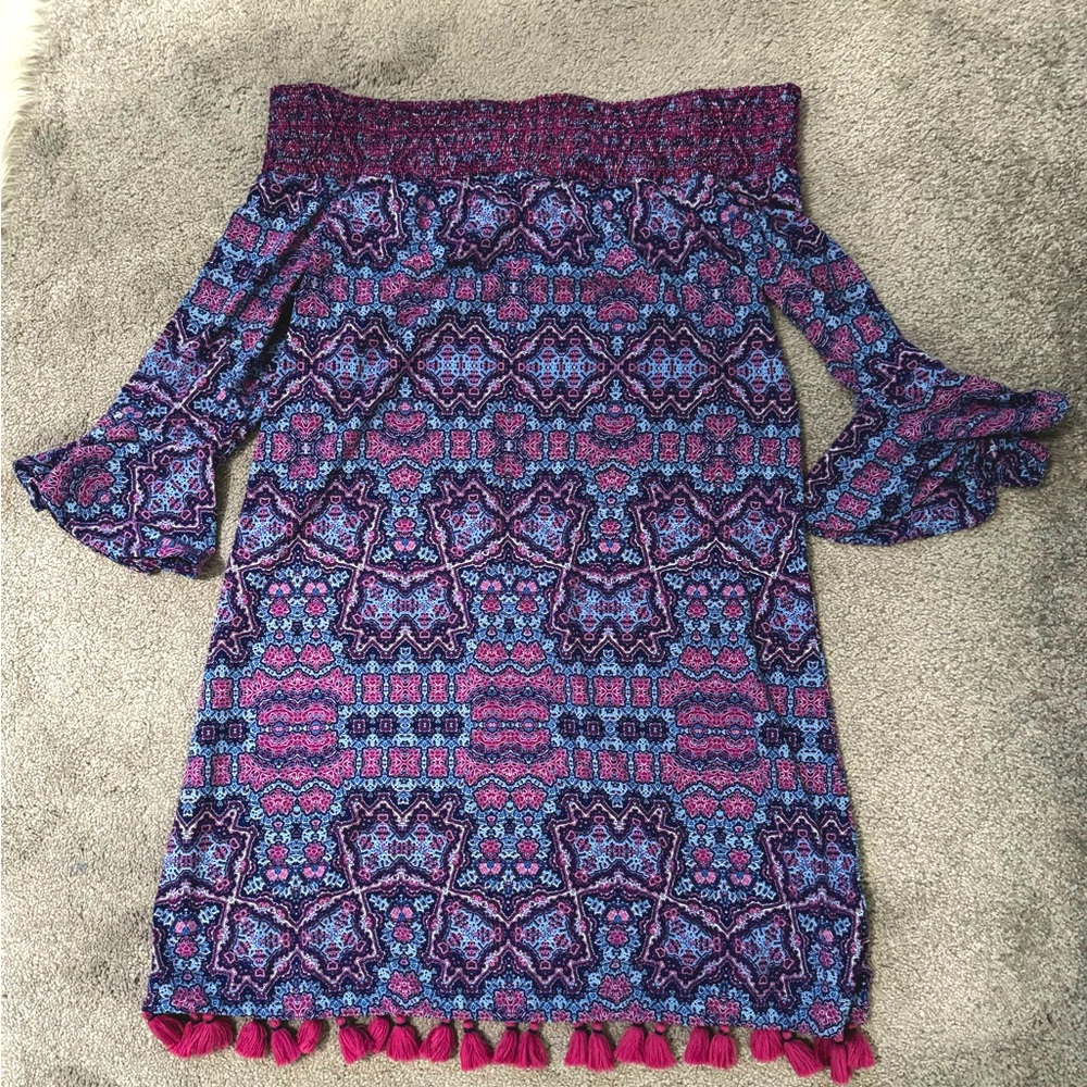Cabana Life off the shoulder dress